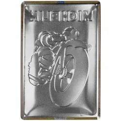 Michelin moto - Plaque de déco métallique 30x20cm